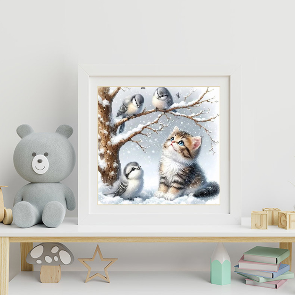 Evershine Cat Diamond Mosaic A - Resin Art Wallpaper 评论和价格